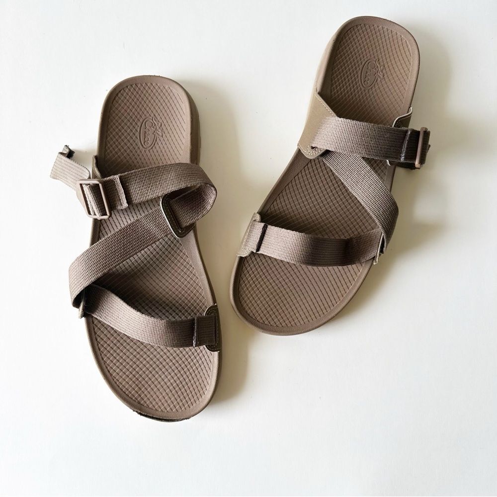 Chaco Brown Low Down Slide Slip on Sandal